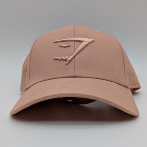 GYMSHARK one-size adjustable peach cap unisex 100% Cotton